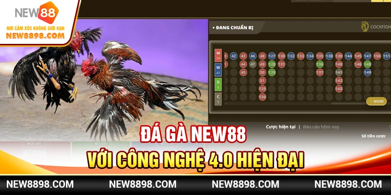 Đá gà New88 với công nghệ 4.0 hiện đại