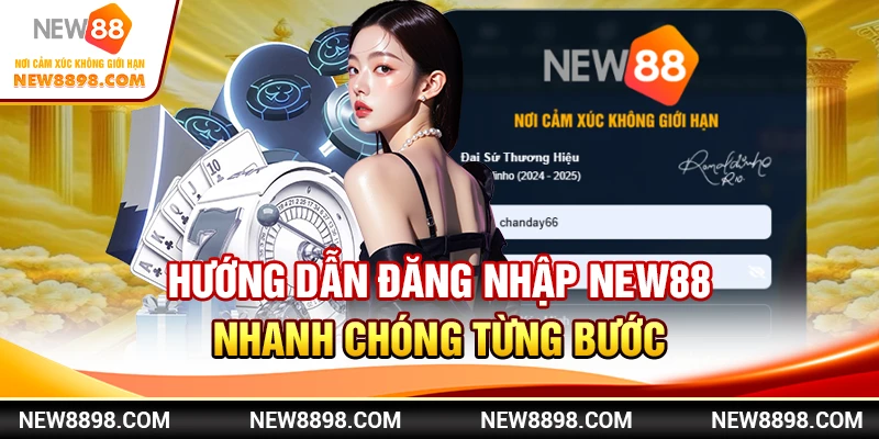 Hướng dẫn đăng nhập New88 nhanh chóng từng bước