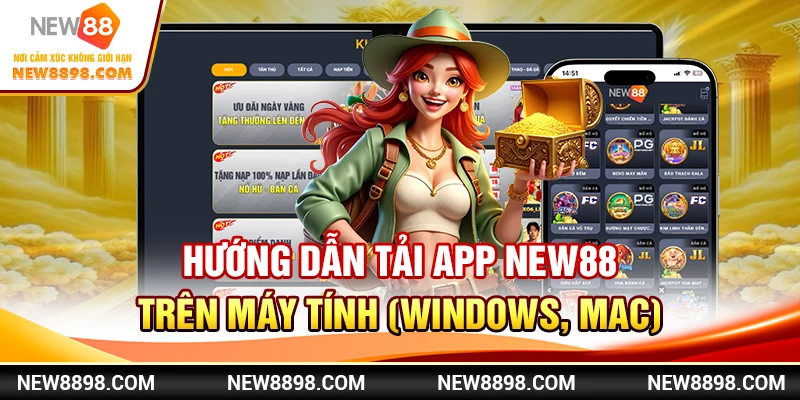 Hướng dẫn tải app New88 trên máy tính (Windows, Mac)