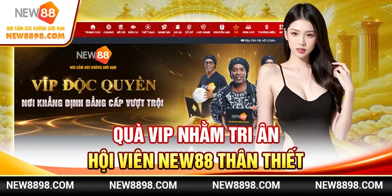 Quà VIP New88 - Dành Riêng Cho Thành Viên Trung Thành 2025