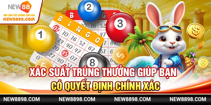 Mẹo Theo Dõi Xác Suất Trúng Thưởng Xổ Số tại New88 1 Xác suất trúng thưởng giúp bạn có quyết định chính xác